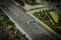 The Hague, NL in tilt-shift miniature