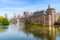 The Hague skyline on a sunny summer day Royalty Free Stock Photo