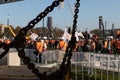 The Hague, South Holland/ The Netherlands - Oktober 30 2019, Builders protest against regulations of Nitrogen emissions and PFAS