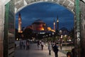 Hagya Sophia by night, Istanbul.