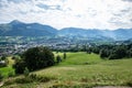 Hahnenkamm trekking trail in Kitzbuhel, Tirol, Austria