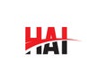 HAI Letter Initial Logo Design Vector Illustration