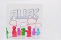 Hai, Ukraine - March 1, 2017: Alias is a board game, where the o