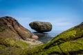 Haida Gwaii Balancing Rock Royalty Free Stock Photo