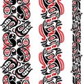 Haida style tattoo pattern