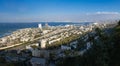 Haifa downtown panoramic view from mount Carmel