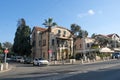 An old restored house in the Templer quarter in Haifa