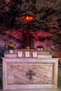 Haifa, Israel - January 26 2020: The Stella Maris Monastery, where houses the cave of Elijah