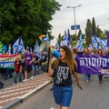 Week 21 of anti-government protest in Haifa