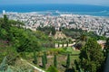 Haifa, Israel, Middle East, skyline, Mediterranea Sea, gardens, Bahai Royalty Free Stock Photo