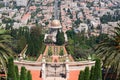 Haifa, Israel, Middle East, skyline, Mediterranea Sea, gardens, Bahai Royalty Free Stock Photo