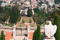 Haifa, Israel, Middle East, skyline, Mediterranea Sea, gardens, Bahai Royalty Free Stock Photo