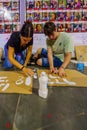 Youth commemorating the youth victims, murdered by Hamas terrorists