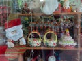 HAIFA, ISRAEL - 12 October 2017: Christmas shop window