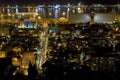 Haifa at night Royalty Free Stock Photo