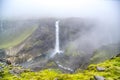 Haifoss Icelandic Waterfalls along Canyon