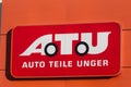 Haiger, hesse/germany - 17 11 18: atu sign on an building in haiger germany