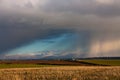 Hail storm clouds Royalty Free Stock Photo