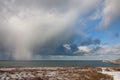Hail storm clouds Royalty Free Stock Photo