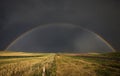Hail Storm and Rainbow Royalty Free Stock Photo