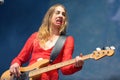 Haim band, performance at Heineken Primavera Sound 2014 Royalty Free Stock Photo