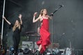 Haim in concert at Austin City Limits Royalty Free Stock Photo