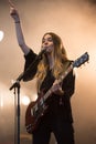 Haim in concert at Austin City Limits Royalty Free Stock Photo