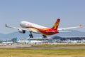 Hainan Airlines Airbus A330-300 airplane Guangzhou Baiyun Airport in China