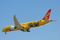 Hainan Airlines Boeing 787-9 With Kung Fu Panda Livery On Final Approach