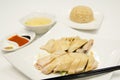 Hainan chicken rice Royalty Free Stock Photo