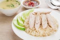 Hainan chicken with rice