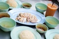 Hainanese chicken rice Royalty Free Stock Photo