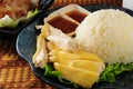 Hainanese chicken rice chilly sauce Royalty Free Stock Photo