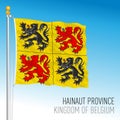 Hainaut Province flag, Belgium, EU