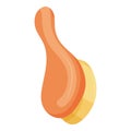 Hair brush icon, cartoon style Royalty Free Stock Photo