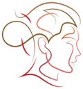 Hair care logo