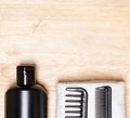 Hair care and styling background Royalty Free Stock Photo