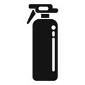 Hair coloring sprayer icon simple vector. Color step hairs