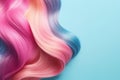 Hair colouring colorful fashion. Generate Ai