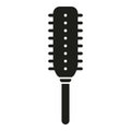 Hair craft brush icon simple vector. Factory design