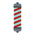 Hair curler icon, flat style