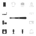 hair curlers icon. Detailed set of household items icons. Premium quality graphic design. One of the collection icons for websites