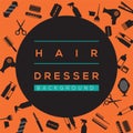 Hair Dresser Background. Royalty Free Stock Photo