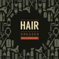 Hair Dresser Background. Royalty Free Stock Photo