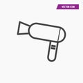 Line hair drier icon. sign design. Royalty Free Stock Photo