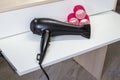 Hair dryer and curlers