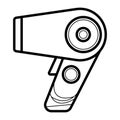 Hair dryer icon Royalty Free Stock Photo