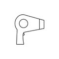 Hair dryer icon Royalty Free Stock Photo