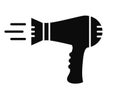 Hair dryer vector icon