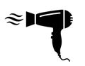 Hair dryer vector icon